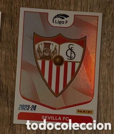 Coleccionismo cromos antiguos: ESCUDO SEVILLA Panini Liga F 2023-24