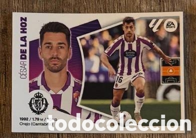 Coleccionismo cromos antiguos: DE LA HOZ VALLADOLID Liga Este 2024-25 Panini sticker