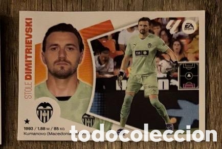 Coleccionismo cromos antiguos: DIMITRIEVSKI VALENCIA Liga Este 2024-25 Panini sticker