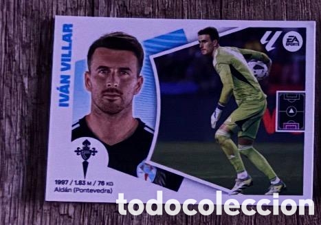 Coleccionismo cromos antiguos: IVAN VILLAR CELTA Liga Este 2024-25 Panini sticker