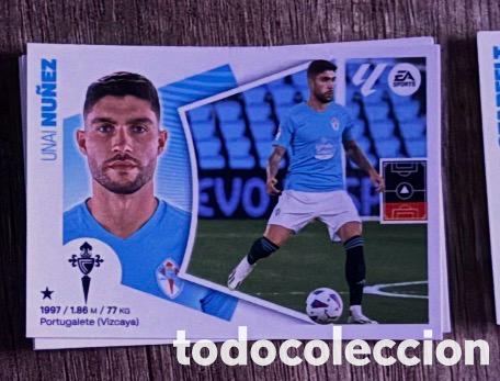 Coleccionismo cromos antiguos: UNAI NU&Ntilde;EZ CELTA Liga Este 2024-25 Panini sticker