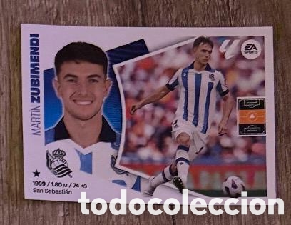 Coleccionismo cromos antiguos: ZUBIMENDI REAL SOCIEDAD Liga Este 2024-25 Panini sticker