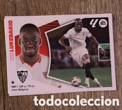 Coleccionismo cromos antiguos: LUKEBAKIO SEVILLA Liga Este 2024-25 Panini sticker