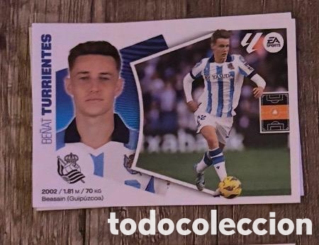Coleccionismo cromos antiguos: BE&Ntilde;AT TURRIENTES REAL SOCIEDAD Liga Este 2024-25 Panini sticker