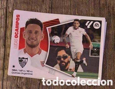 Coleccionismo cromos antiguos: LUCAS OCAMPOS SEVILLA Liga Este 2024-25 Panini sticker