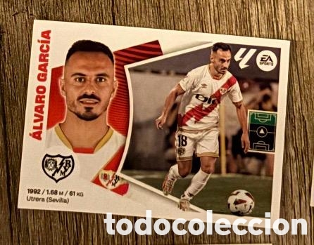 Coleccionismo cromos antiguos: ALVARO GARCIA RAYO VALLECANO Liga Este 2024-25 Panini sticker