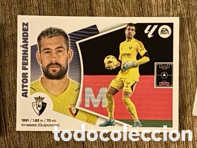 Coleccionismo cromos antiguos: AITOR FERNANDEZ OSASUNA Liga Este 2024-25 Panini sticker