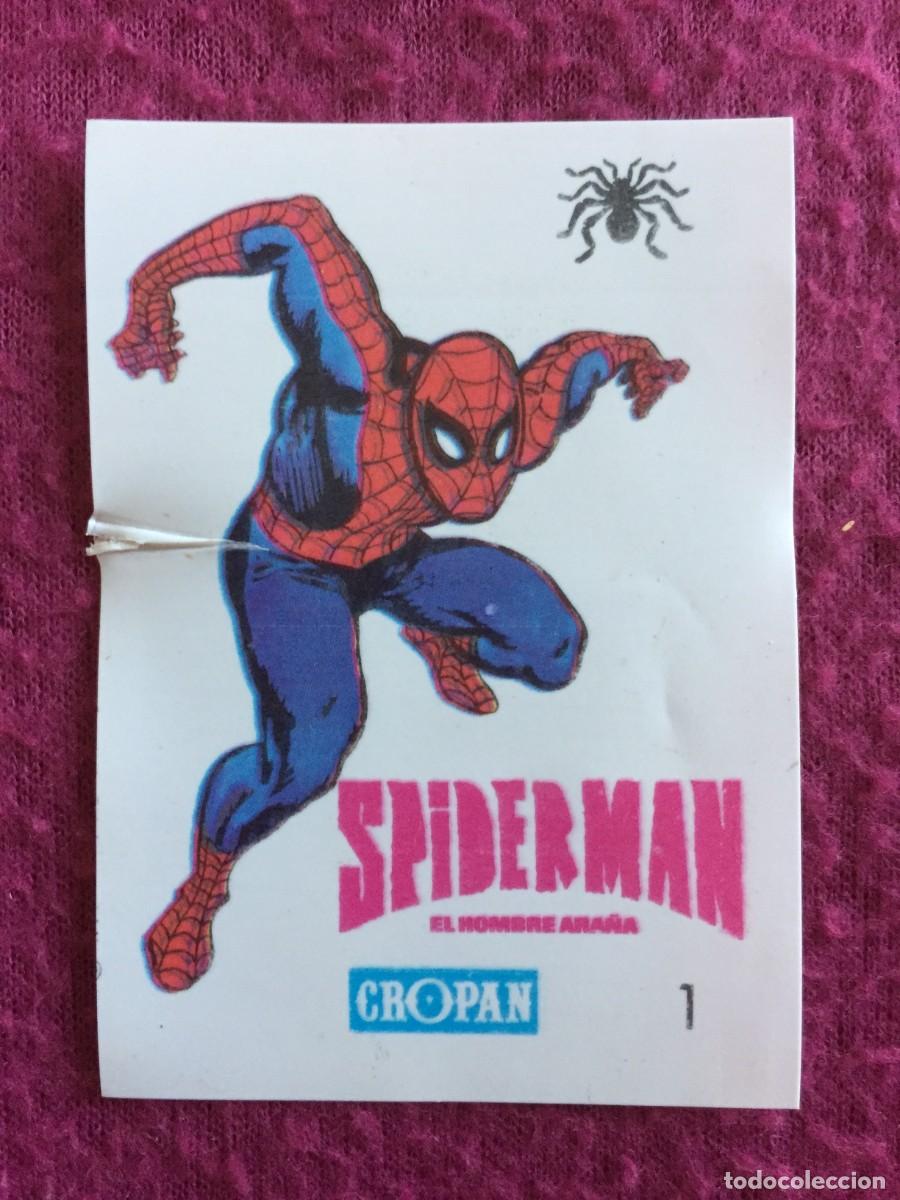Coleccionismo cromos antiguos: CROPAN : ANTIGUO CROMO N&ordm; 1 SPIDERMAN ALBUM DESCUBRE A TUS HEROES FANTASTICOS A&Ntilde;O 1975
