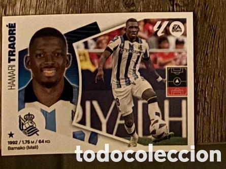 Coleccionismo cromos antiguos: TRAORE REAL SOCIEDAD Liga Este 2024-25 Panini sticker
