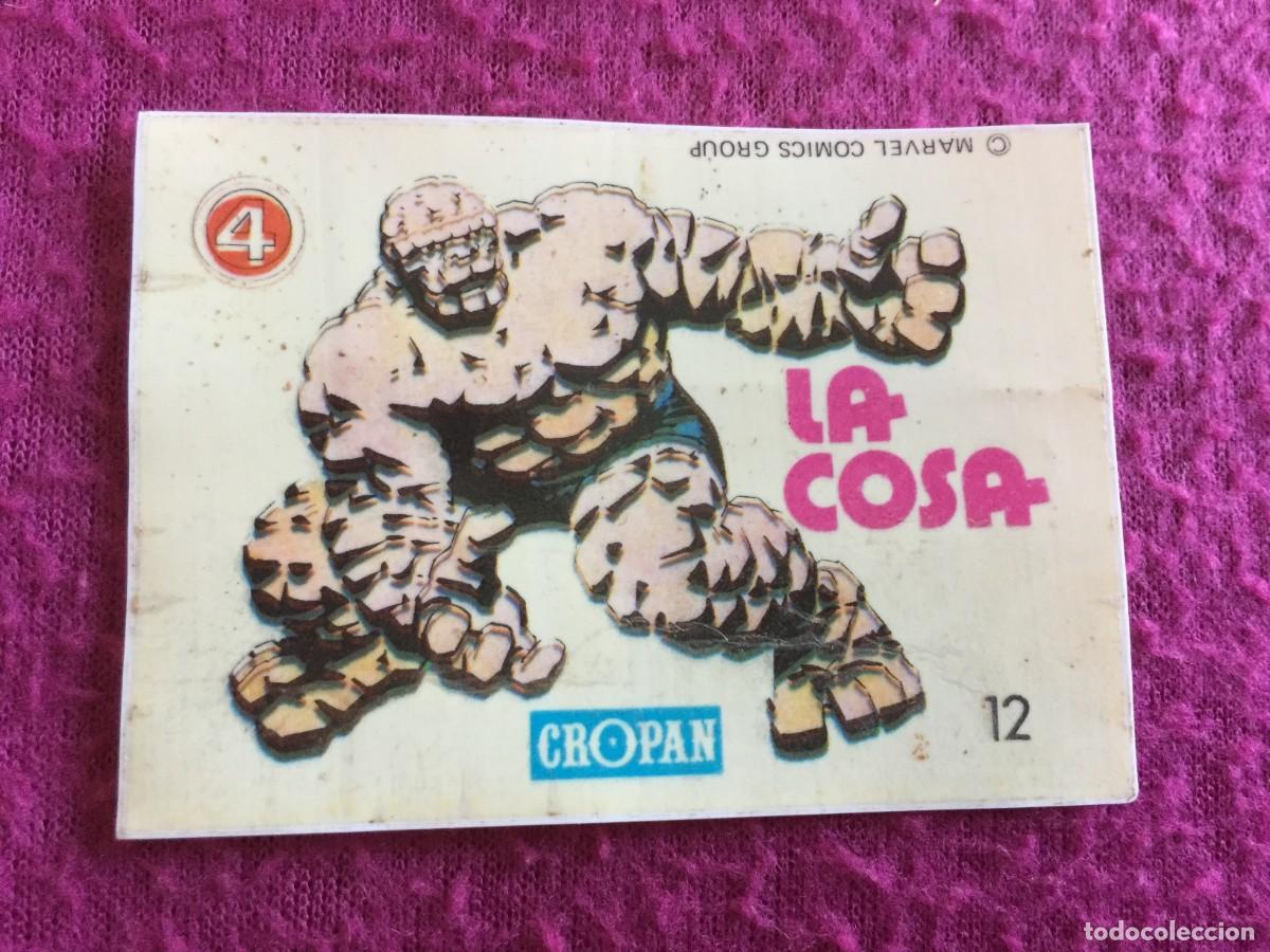 Coleccionismo cromos antiguos: CROMO DE HEROES FANTASTICOS DESPEGADO LA COSA N&ordm; 12 A&Ntilde;O 1975 DEL ALBUM HEROES... DE CROPAN