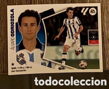 Coleccionismo cromos antiguos: ODRIOZOLA REAL SOCIEDAD Liga Este 2024-25 Panini sticker