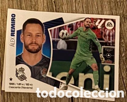 Coleccionismo cromos antiguos: ALEX REMIRO REAL SOCIEDAD Liga Este 2024-25 Panini sticker