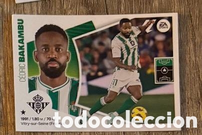 Coleccionismo cromos antiguos: BAKAMBU BETIS Liga Este 2024-25 Panini sticker