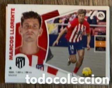 Coleccionismo cromos antiguos: MARCOS LLORENTE ATLETICO MADRID Liga Este 2024-25 Panini sticker