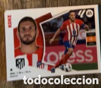 Coleccionismo cromos antiguos: KOKE ATLETICO MADRID Liga Este 2024-25 Panini sticker