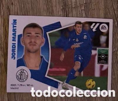 Coleccionismo cromos antiguos: JORDI MARTIN GETAFE Liga Este 2024-25 Panini sticker