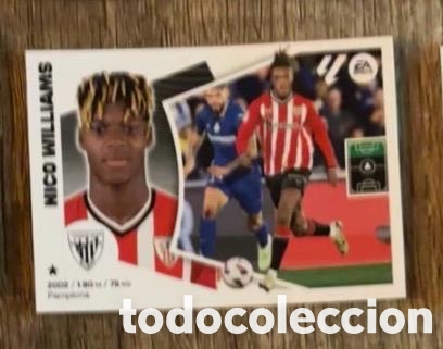 Coleccionismo cromos antiguos: NICO WILLIAMS ATHLETIC CLUB Liga Este 2024-25 Panini sticker