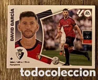 Coleccionismo cromos antiguos: DAVID GARCIA OSASUNA Liga Este 2024-25 Panini sticker