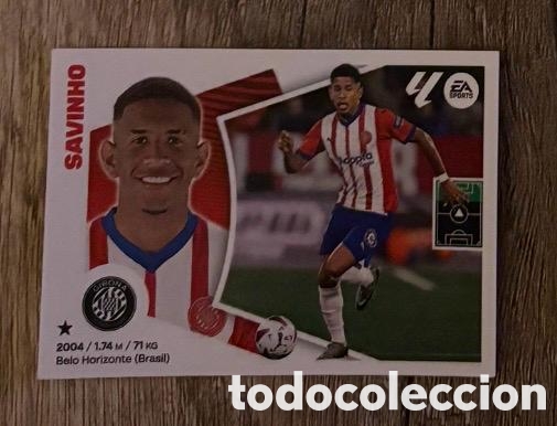 Coleccionismo cromos antiguos: SAVINHO GIRONA Liga Este 2024-25 Panini sticker