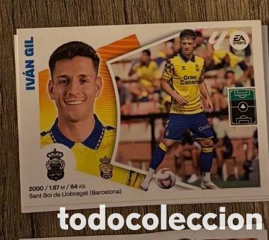 Coleccionismo cromos antiguos: IVAN GIL UD LAS PALMAS Liga Este 2024-25 Panini sticker