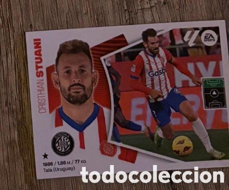 Coleccionismo cromos antiguos: STUANI GIRONA Liga Este 2024-25 Panini sticker