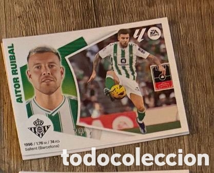 Coleccionismo cromos antiguos: AITOR RUIBAL BETIS Liga Este 2024-25 Panini sticker