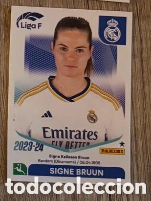 Coleccionismo cromos antiguos: SIGNE BRUUN REAL MADRID Panini Liga F 2023-24