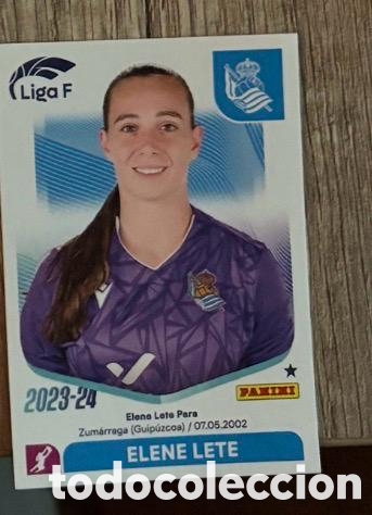 Coleccionismo cromos antiguos: ELENE LETE REAL SOCIEDAD Panini Liga F 2023-24