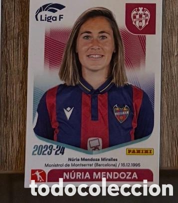 Coleccionismo cromos antiguos: NURIA MENDOZA LEVANTE Panini Liga F 2023-24