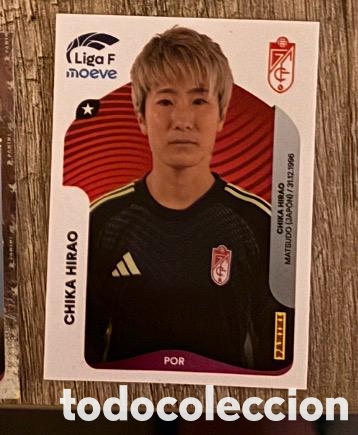 Coleccionismo cromos antiguos: CHIKA HIRAO GRANADA Panini Liga F Moeve 2025 2026
