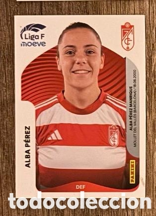 Coleccionismo cromos antiguos: ALBA PEREZ GRANADA Panini Liga F Moeve 2025 2026