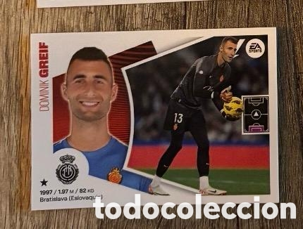 Coleccionismo cromos antiguos: GRIEF MALLORCA Liga Este 2024-25 Panini sticker