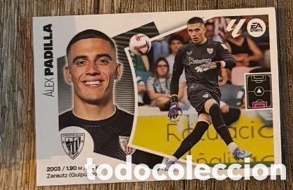 Coleccionismo cromos antiguos: ALEX PADILLA ATHLETIC CLUB Liga Este 2024-25 Panini sticker