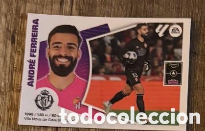 Coleccionismo cromos antiguos: ANDRE FERREIRA VALLADOLID Liga Este 2024-25 Panini sticker