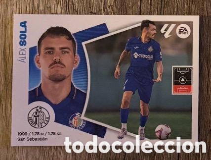 Coleccionismo cromos antiguos: ALEX SOLA GETAFE Liga Este 2024-25 Panini sticker