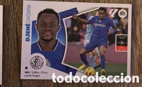 Coleccionismo cromos antiguos: DJENE GETAFE Liga Este 2024-25 Panini sticker