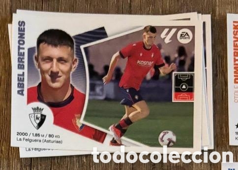 Coleccionismo cromos antiguos: ABEL BRETONES OSASUNA Liga Este 2024-25 Panini sticker