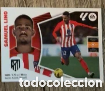 Coleccionismo cromos antiguos: SAMUEL LINO ATLETICO MADRID Liga Este 2024-25 Panini sticker
