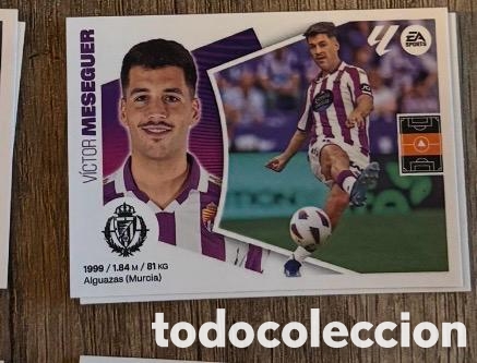 Coleccionismo cromos antiguos: MESEGUER VALLADOLID Liga Este 2024-25 Panini sticker