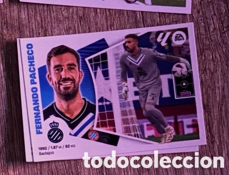 Coleccionismo cromos antiguos: FERNANDO PACHECO ESPANYOL Liga Este 2024-25 Panini sticker
