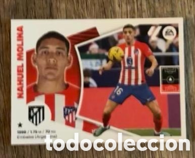 Coleccionismo cromos antiguos: NAHUEL MOLINA ATLETICO MADRID Liga Este 2024-25 Panini sticker