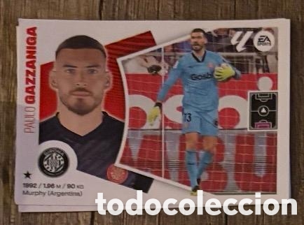 Coleccionismo cromos antiguos: GAZZANIGA GIRONA Liga Este 2024-25 Panini sticker