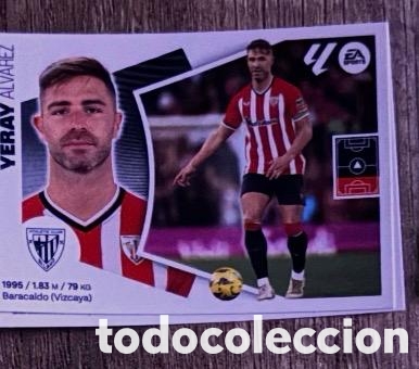 Coleccionismo cromos antiguos: YERAY ALVAREZ ATHLETIC CLUB Liga Este 2024-25 Panini sticker