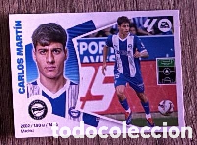 Coleccionismo cromos antiguos: CARLOS NARTIN ALAVES Liga Este 2024-25 Panini sticker