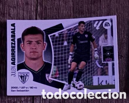 Coleccionismo cromos antiguos: AGIRREZABALA ATHLETIC CLUB Liga Este 2024-25 Panini sticker