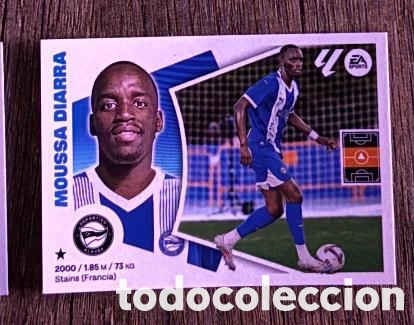 Coleccionismo cromos antiguos: MOUSSA DIARRA ALAVES Liga Este 2024-25 Panini sticker