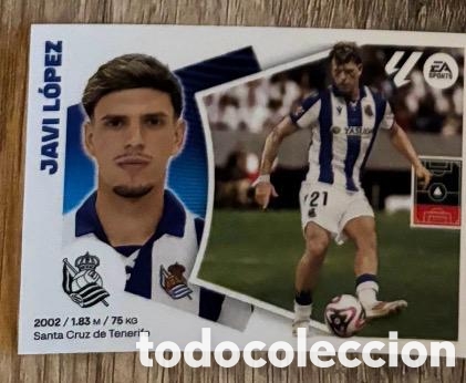 Coleccionismo cromos antiguos: JAVI LOPEZ REAL SOCIEDAD Liga Este 2024-25 Panini sticker