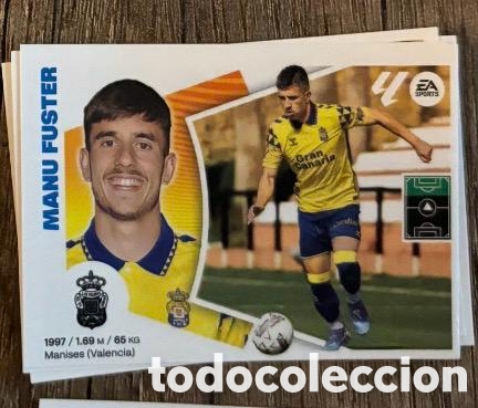 Coleccionismo cromos antiguos: MANU FUSTER UD LAS PALMAS Liga Este 2024-25 Panini sticker