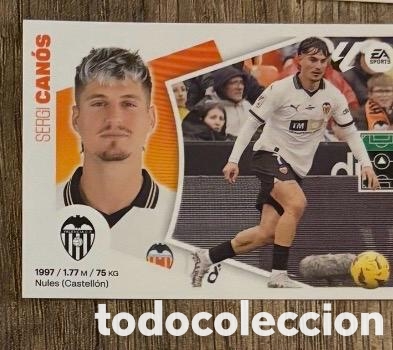 Coleccionismo cromos antiguos: SERGI CANOS VALENCIA Liga Este 2024-25 Panini sticker