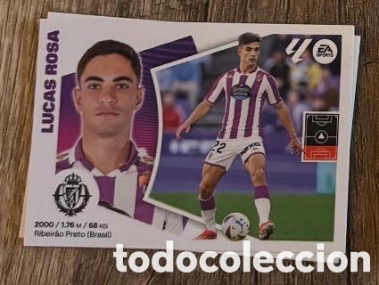 Coleccionismo cromos antiguos: LUCAS ROSA VALLADOLID Liga Este 2024-25 Panini sticker